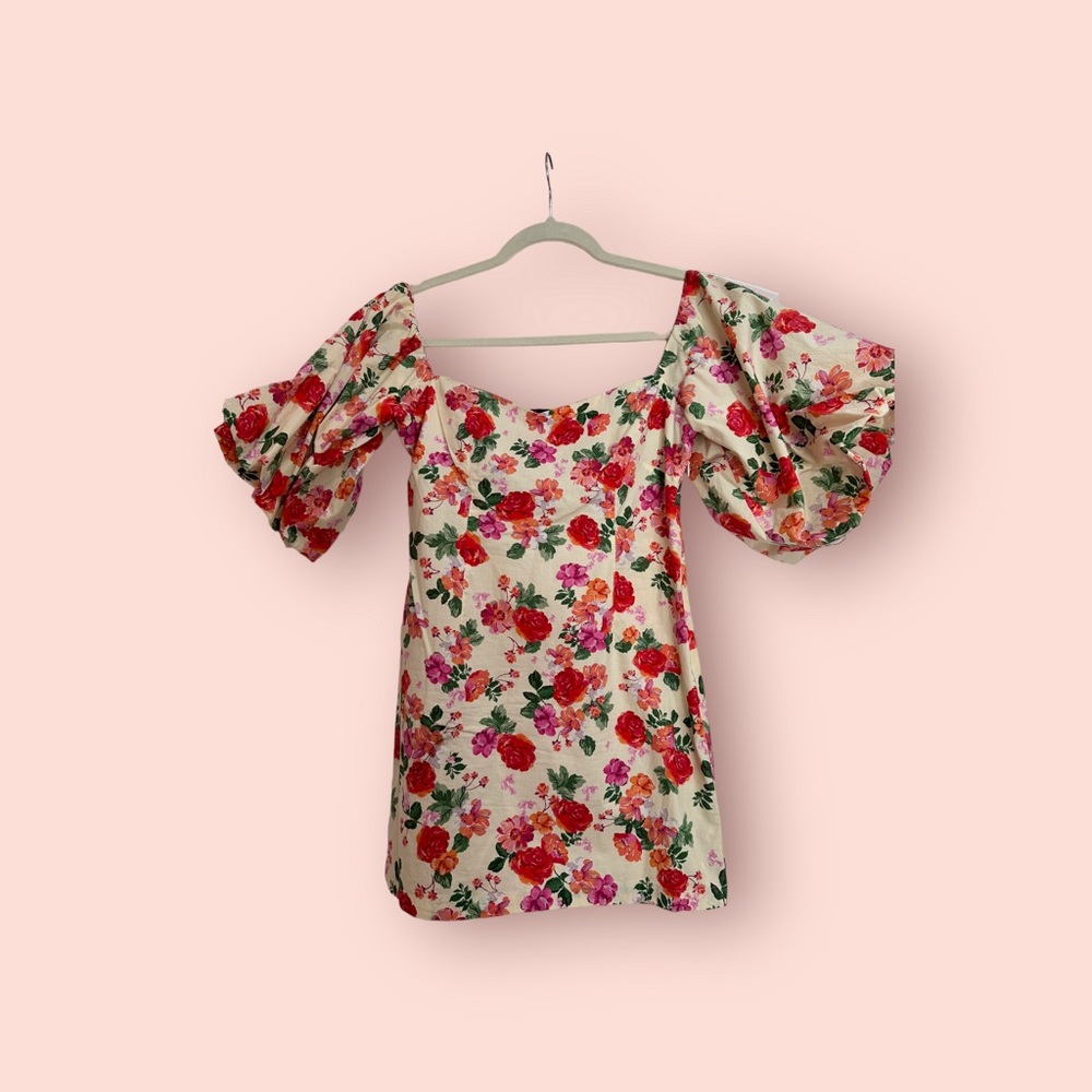 Zara causal floral mini dress